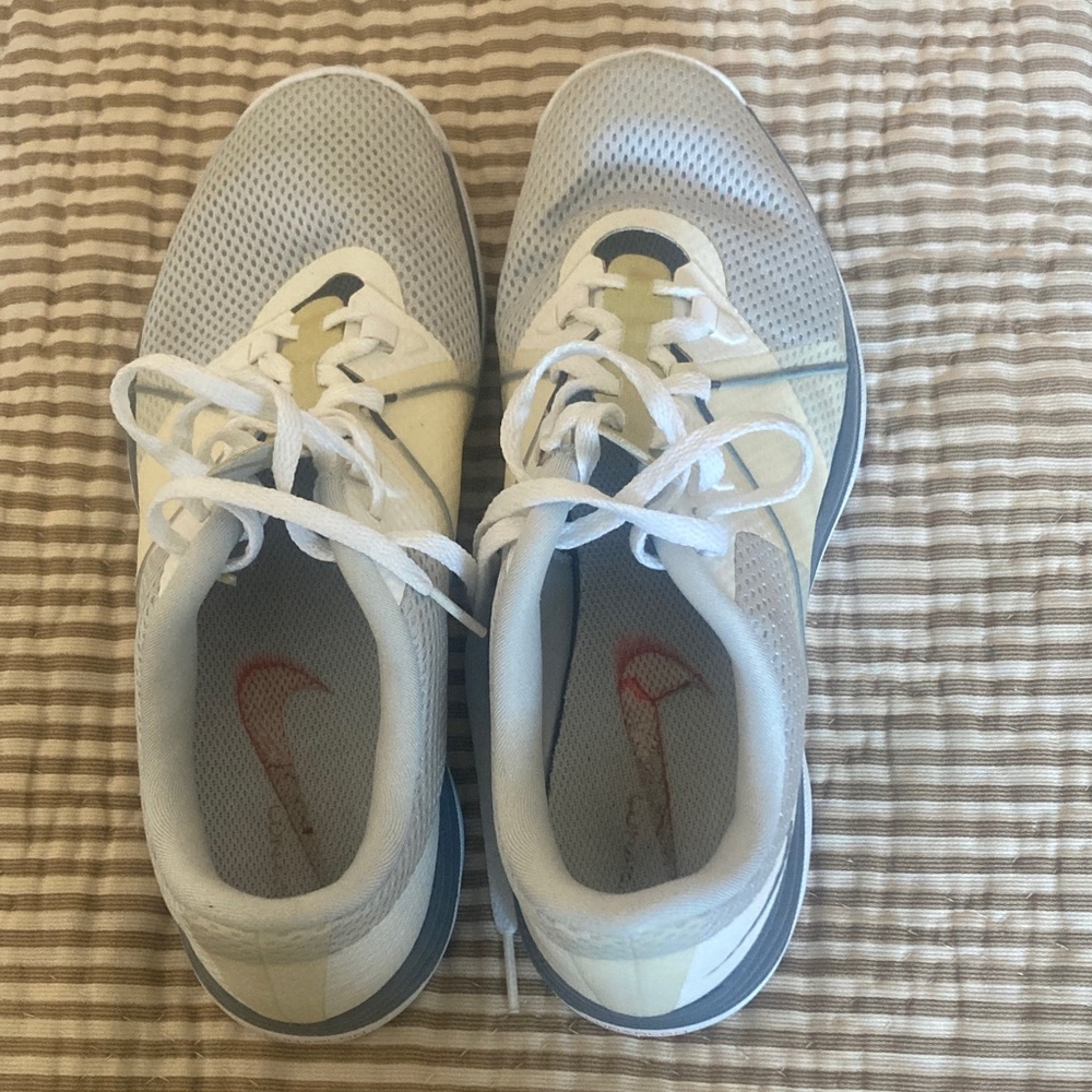 Nike White and Gray Sneakers